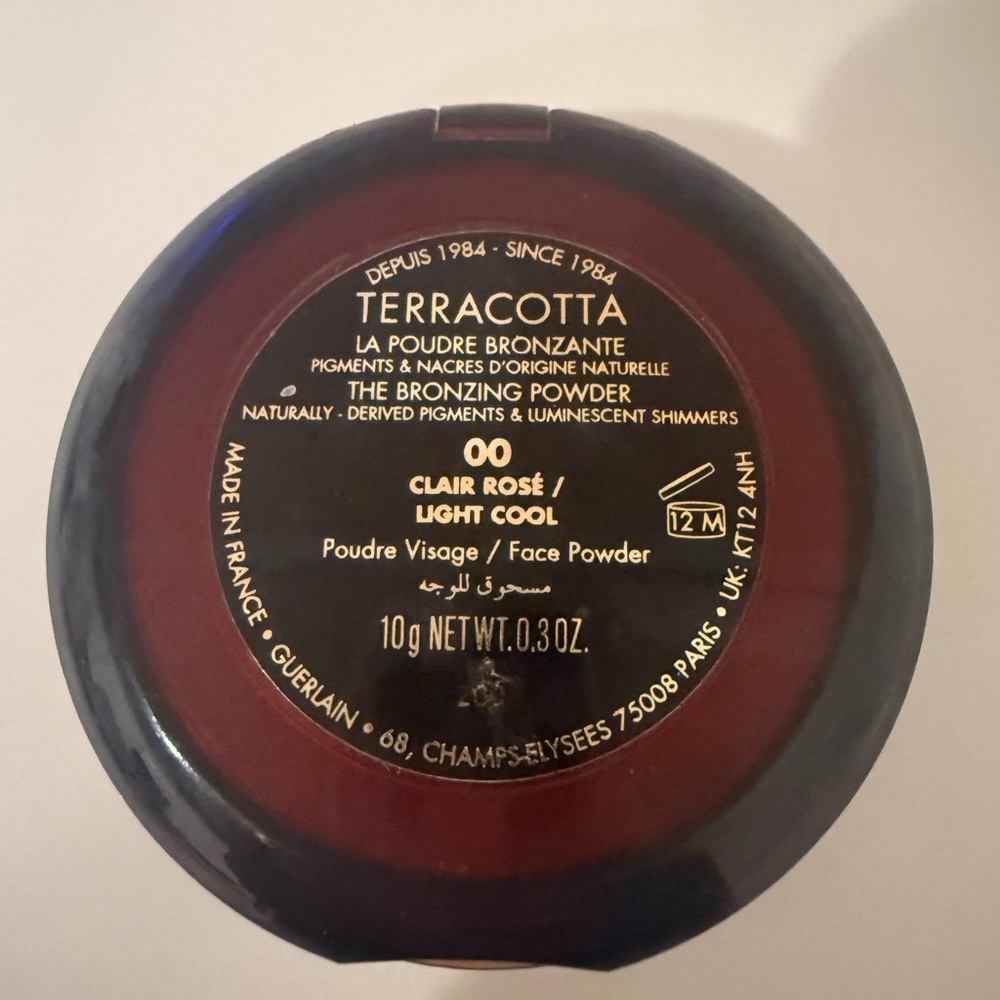 New Guerlain Terracotta Sunkissed Natural Bronzer Powder in shade 00 Light Cool - Picture 7 of 7